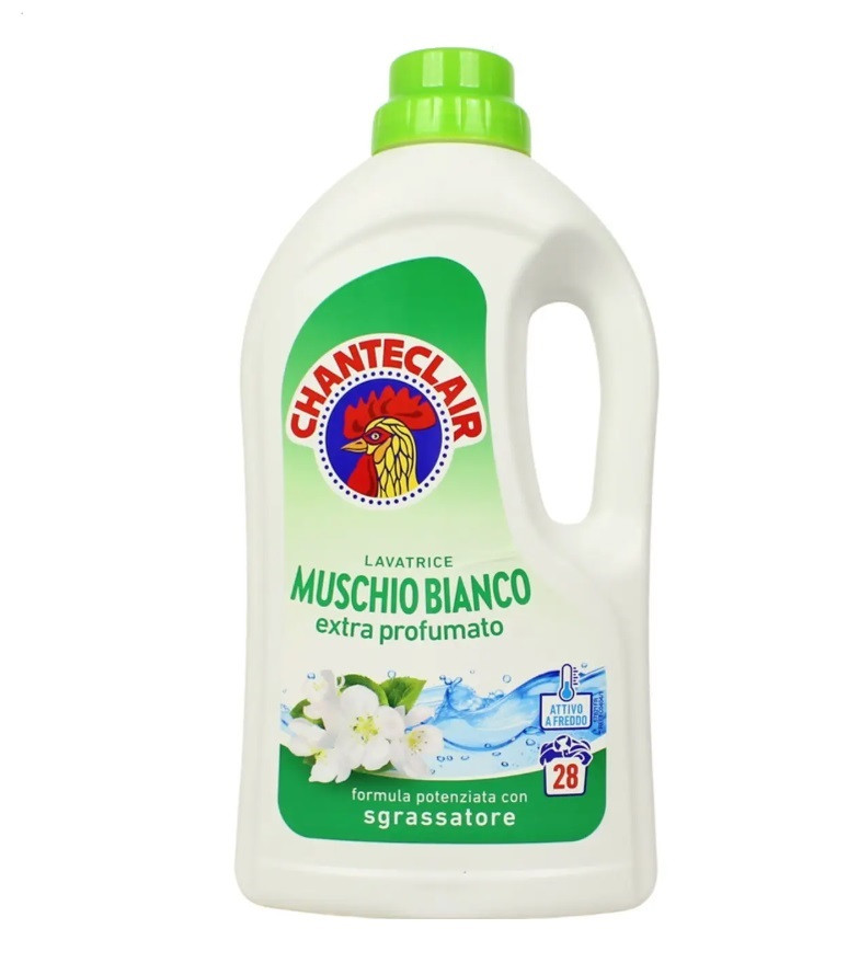 Гель для прання ChanteClair з ароматом білого мускусу 1260 мл 28 прань, фото 1