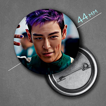 "Танос / Гравець 230 (Гра в кальмара 2 / Squid game 2)" значок круглий на булавці Ø44 мм