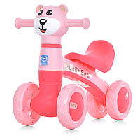 Дитяча каталка толокар "Ведмедик" з музикою та світлом для дівчинки M 5762-3