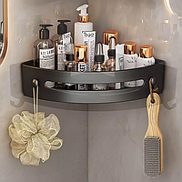 Полиця кутова у ванну на стіну самоклеюча