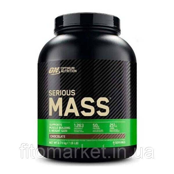 Гейнер Serious Mass Optimum Nutrition EU шоколад 2,73 кг