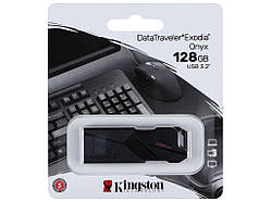 USB Флешнакопичувач 128 гб. USB 3.2 чорна Exodia Onyx DTXON, 10966