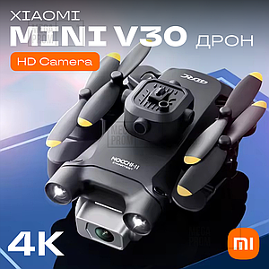 Міні дрон з камерою Xiaomi mini V30 на пульті управління квадрокоптер на радіокеруванні для початківців
