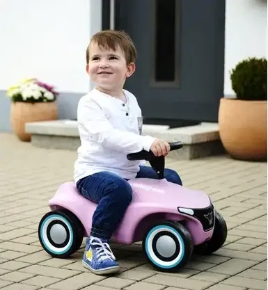 Візок дитячий Big Pink Jeżdzik Pchacz Bobby Car Neo Pink Dla Dzieci 56246, фото 4