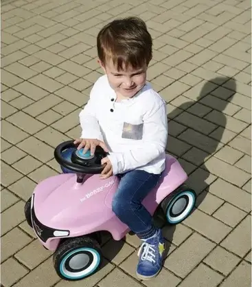 Візок дитячий Big Pink Jeżdzik Pchacz Bobby Car Neo Pink Dla Dzieci 56246, фото 6