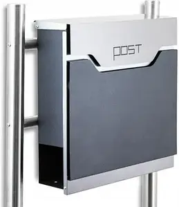 Поштова скринька Nowoczesna Skrzynka Pocztowa Stojąca Duża Grafit