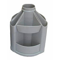 Настільна підставка органайзер для ручок Сіра, В-41 КІП