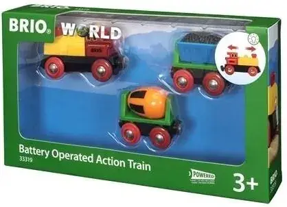 Іграшка Brio World Pociąg na Baterie z Betoniarką, фото 3