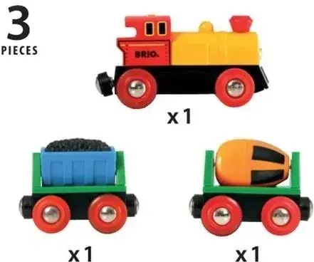 Іграшка Brio World Pociąg na Baterie z Betoniarką, фото 5