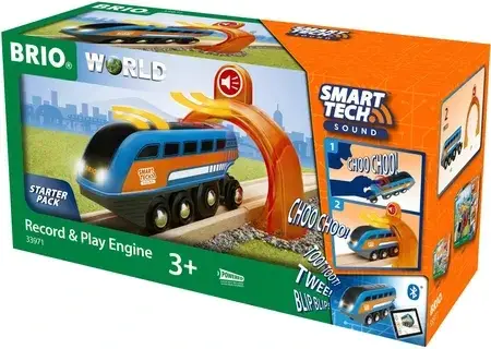 Іграшка Brio Smart Tech Lokomotywa z Nagrywarką, фото 1