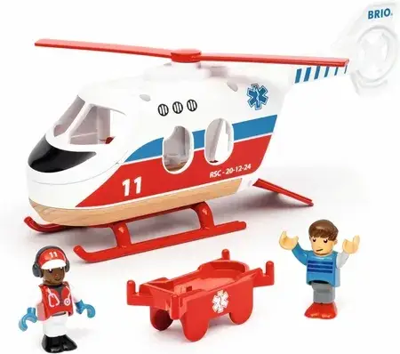 Іграшка Brio - Trains & Vehicles Helikopter ratunkowy 3602200, фото 1