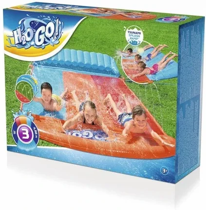 Водяна іграшка Bestway Ślizgawka Potrójna H2Ogo! Tsunami Z Rampą 4.88M