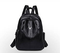 Жіночий рюкзак еко-шкіра 1157 Black