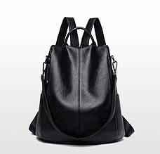 Жіночий рюкзак еко-шкіра 1208 Black