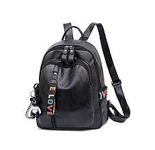 Жіночий рюкзак еко-шкіра 1254 Black