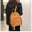 Жіночий рюкзак - сумка екошкіра 2005 brown, фото 7