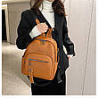 Жіночий рюкзак - сумка екошкіра 2005 brown, фото 8