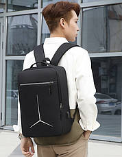Рюкзак міський USB 1285 Black, фото 4
