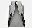 Рюкзак міський USB 1285 Black grey, фото 9