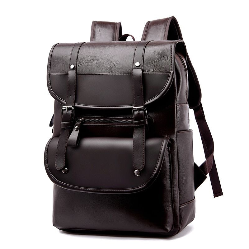 Рюкзак міський еко шкіра Dark Brown 1290