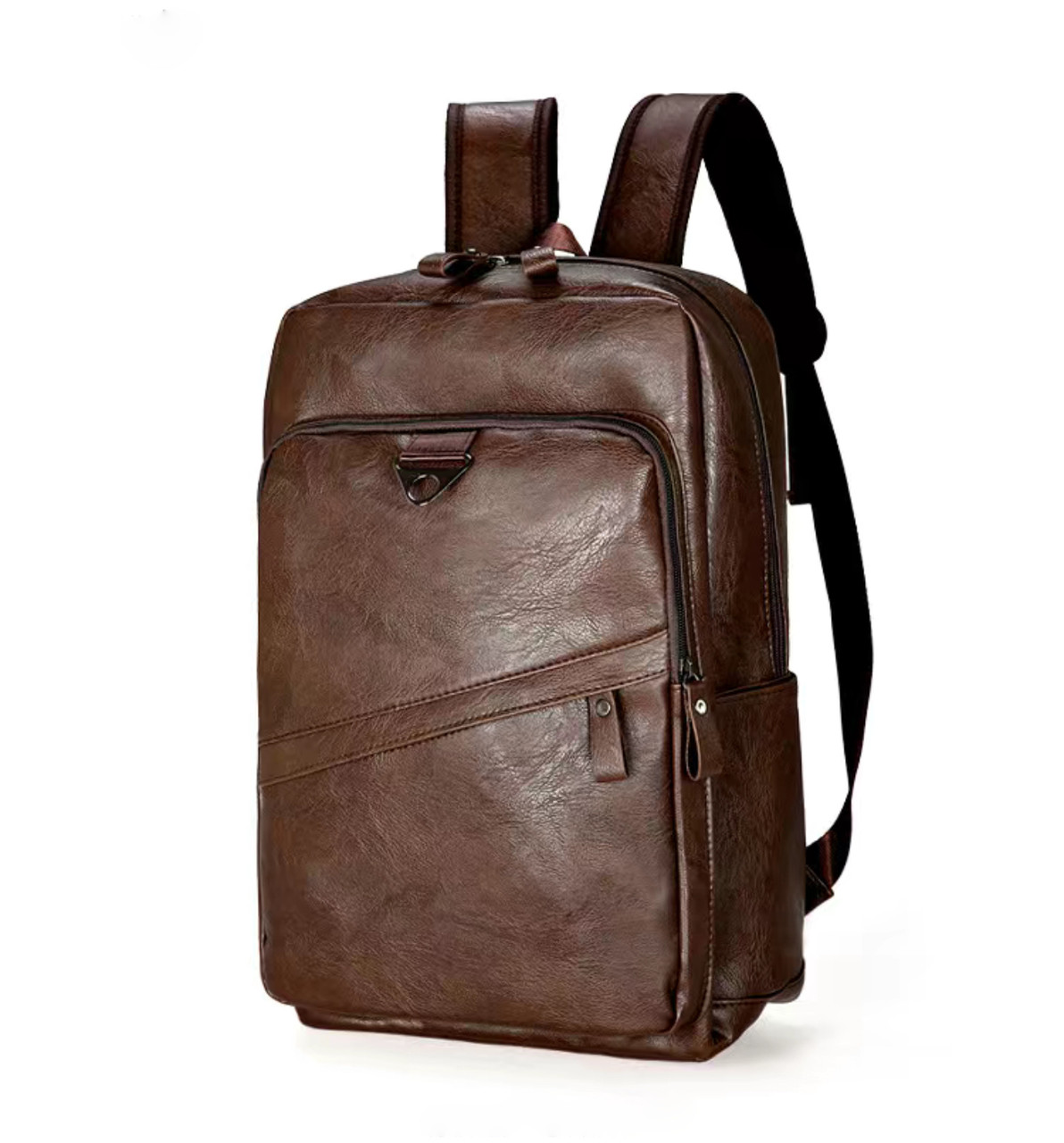 Рюкзак міський еко шкіра Dark brown 2024