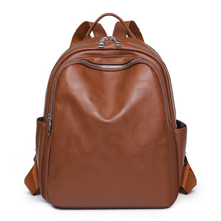 Жіночий рюкзак еко-шкіра 2033 Brown, фото 1