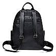 Жіночий рюкзак еко-шкіра 2035 Black, фото 7