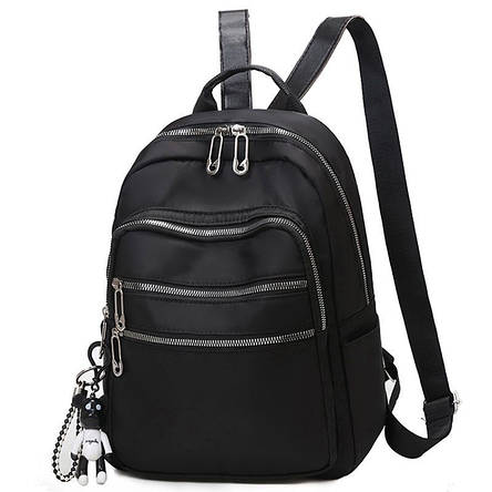 Жіночий міський рюкзак чорний 1307, фото 1