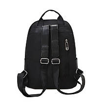 Жіночий міський рюкзак чорний 1307, фото 4