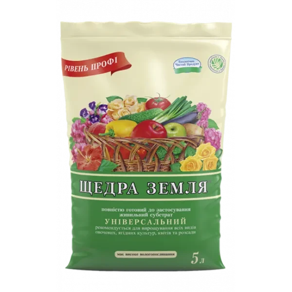 Субстрат Щедра Земля 5л