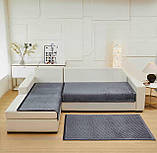 Накидки-дивандеки на кутовий диван, багатофункціональні 3 полотна 70 см ширина, фото 2