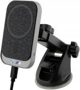 Тримач телефона Bmw Uchwyt Z Ładowaniem Indukcyjnym 15W Na Kokpit Do Szyby Kratki Black
