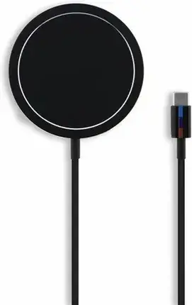 Зарядний пристрій BMW ład. indukcyjna BMCBMSPLK 15W MagSafe Black/black M Edition, фото 4
