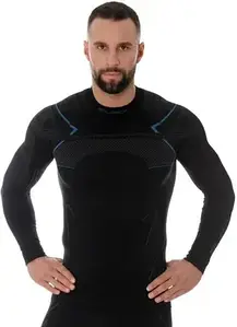 Світшот Bluza Termiczna Brubeck Thermo Black-Niebieska Ls13040