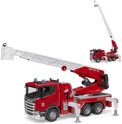 Іграшка Bruder 03591 Scania Super 560R Straż Pożarna, фото 4