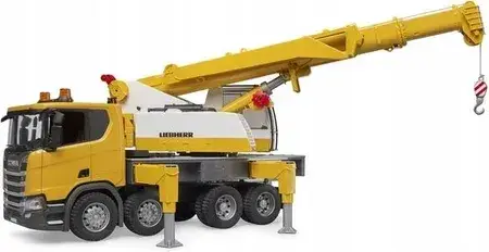 Іграшка Bruder 03571 Scania 560R Z Dźwigiem Liebherr, фото 3
