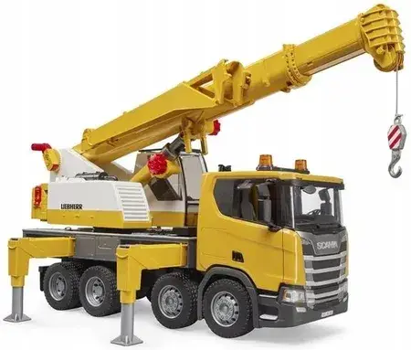 Іграшка Bruder 03571 Scania 560R Z Dźwigiem Liebherr, фото 5