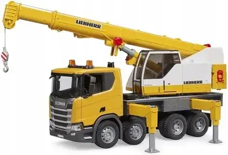 Іграшка Bruder 03571 Scania 560R Z Dźwigiem Liebherr, фото 6