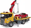 Іграшка Bruder 03552 Scania 560R Laweta Z Roadsterem, фото 10