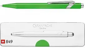 Ручка письмова Długopis Caran D'Ache 849 Pop Line Fluo M W Pudełku Green