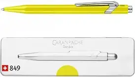 Ручка письмова Długopis Caran D'Ache 849 Pop Line Fluo M W Pudełku Żółty