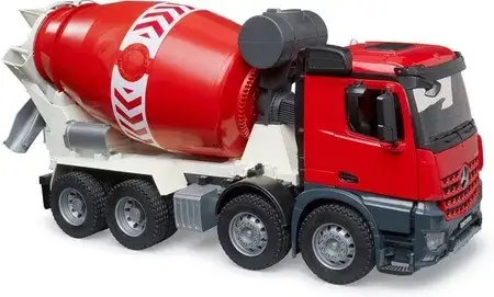 Іграшка Bruder Mercedes Benz Arocs Betoniarka Czerwona, фото 1