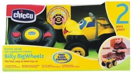 Іграшка на пульті керування Chicco Samochód Billy Big Wheels Zdalnie Sterowany Żółty, фото 5