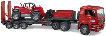 Іграшка Bruder Man Tga Z Naczepą I Ładowarką Manitou Mlt633 02774, фото 1