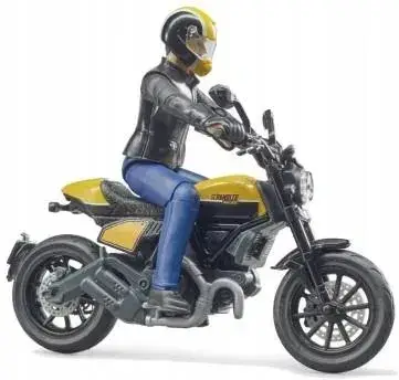 Іграшка Bruder Scrambler Ducati Z Kierowcą 63053, фото 4
