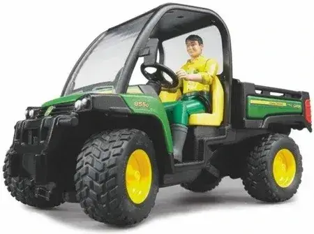 Іграшка Bruder Pojazd Wywrotka John Deere Gator 855D z kierownicą, фото 1