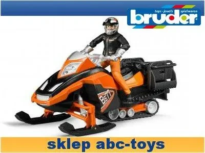 Іграшка Bruder Skuter Śnieżny Z Kierowcą I Akcesoriami 63101