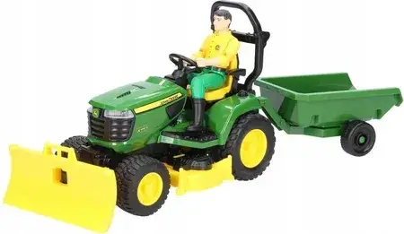 Іграшка Bruder Traktorek John Deere z figurką ogrodnika, фото 1