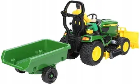 Іграшка Bruder Traktorek John Deere z figurką ogrodnika, фото 4