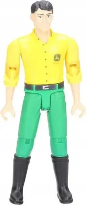 Іграшка Bruder Traktorek John Deere z figurką ogrodnika, фото 6